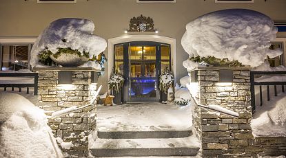 Gasthof Aschenwald Eingang Winter